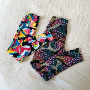 Two LuLaRoe Leggings - Tween and Regular
